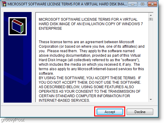 Лицензия на установку Windows 7 VHD