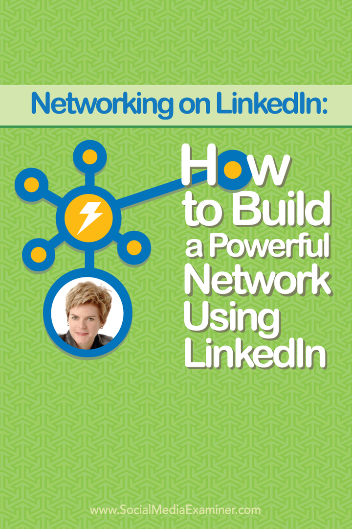 Сеть в LinkedIn: как создать мощную сеть с помощью LinkedIn: Social Media Examiner