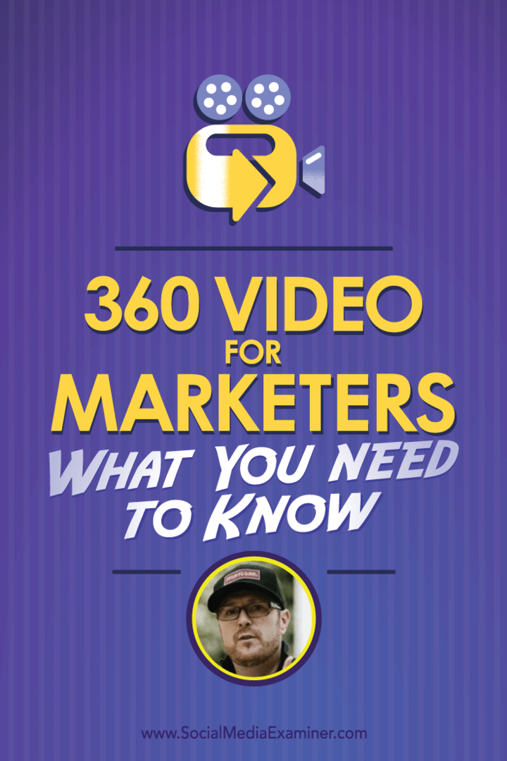 Райан Андерсон Белл разговаривает с Майклом Стельцнером о 360 Video для маркетологов и о том, что вам нужно знать.