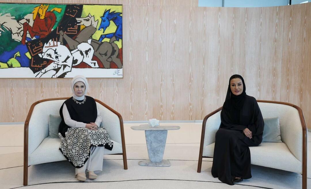 Первая леди Эрдоган встретилась с президентом Фонда Катара Шейхой Мозой бинт Нассер!