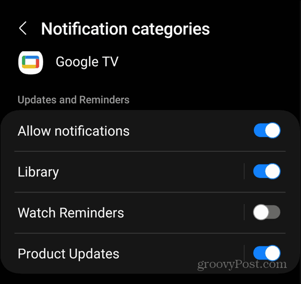 Остановить уведомления Android 