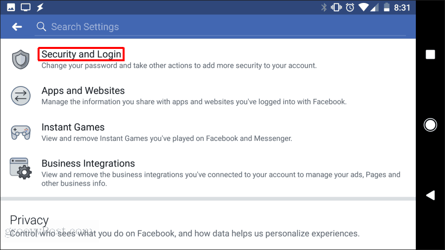 Facebook безопасность и логин