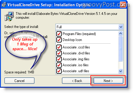 Смонтировать образ ISO в Windows XP