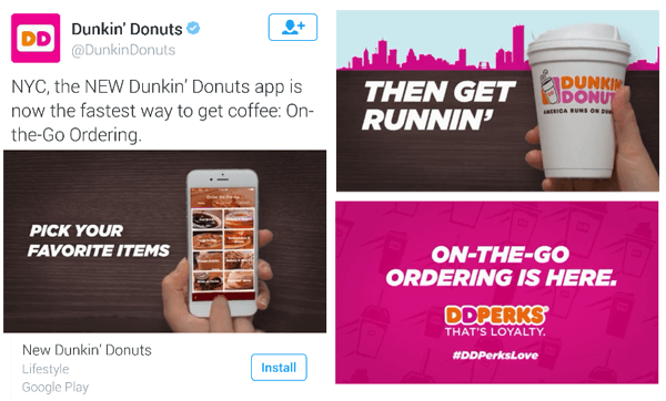 dunkin donuts твиттер видео реклама