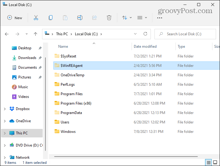 Как показать скрытые файлы и папки в Windows 11
