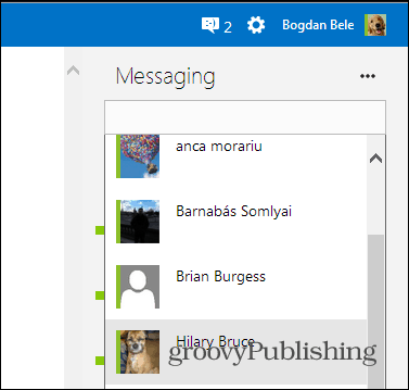 Skype HD Outlook установлен плагин поиска в чате