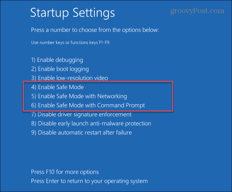 Исправление запуска в безопасном режиме ntoskrnl.exe bsod windows 11