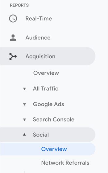 Установите аналитические цели Google для историй в Instagram, шаг 1.