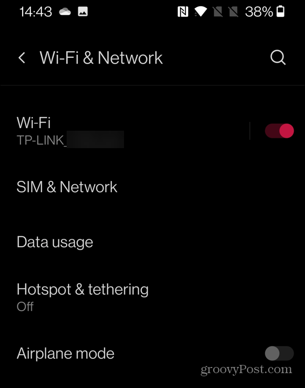 Wi-Fi и сеть