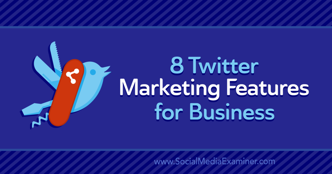 8 маркетинговых функций Twitter для бизнеса: специалист по социальным медиа