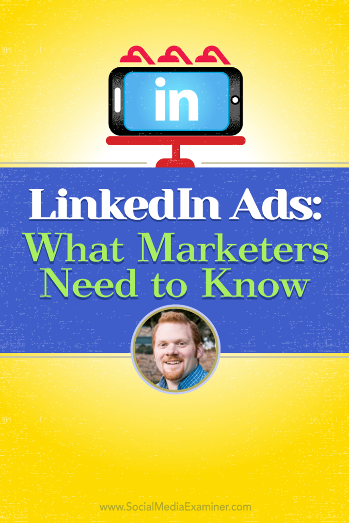Реклама в LinkedIn: что нужно знать маркетологам: специалист по социальным сетям