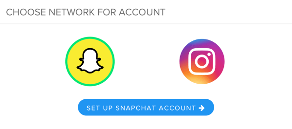 Свяжите свою учетную запись Snapchat с Snaplytics.