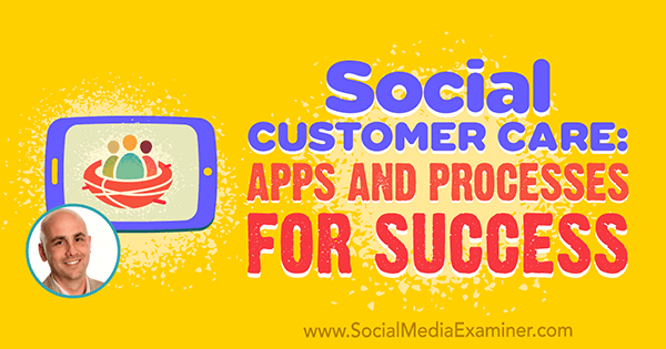 Социальная служба поддержки клиентов: приложения и процессы для достижения успеха с идеями Дэна Гингисса в подкасте по маркетингу в социальных сетях.