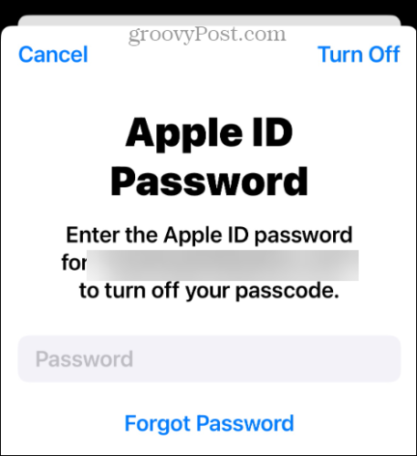 пароль Apple ID