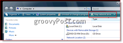 Подключите сетевой диск в Windows 7, Vista и Server 2008 из проводника Windows