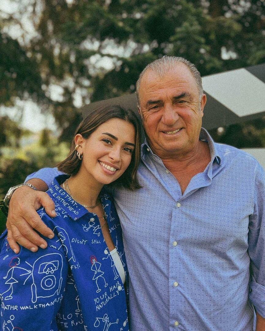 Фатих Терим и его дочь Бусе Терим