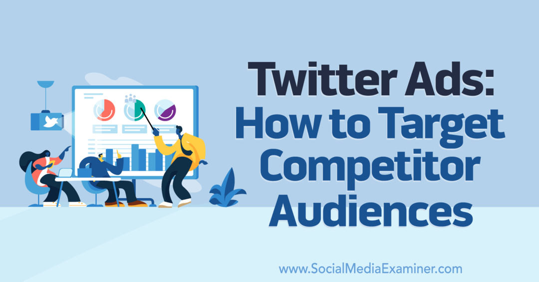 Реклама в Твиттере: как нацелиться на аудиторию конкурентов — Social Media Examiner