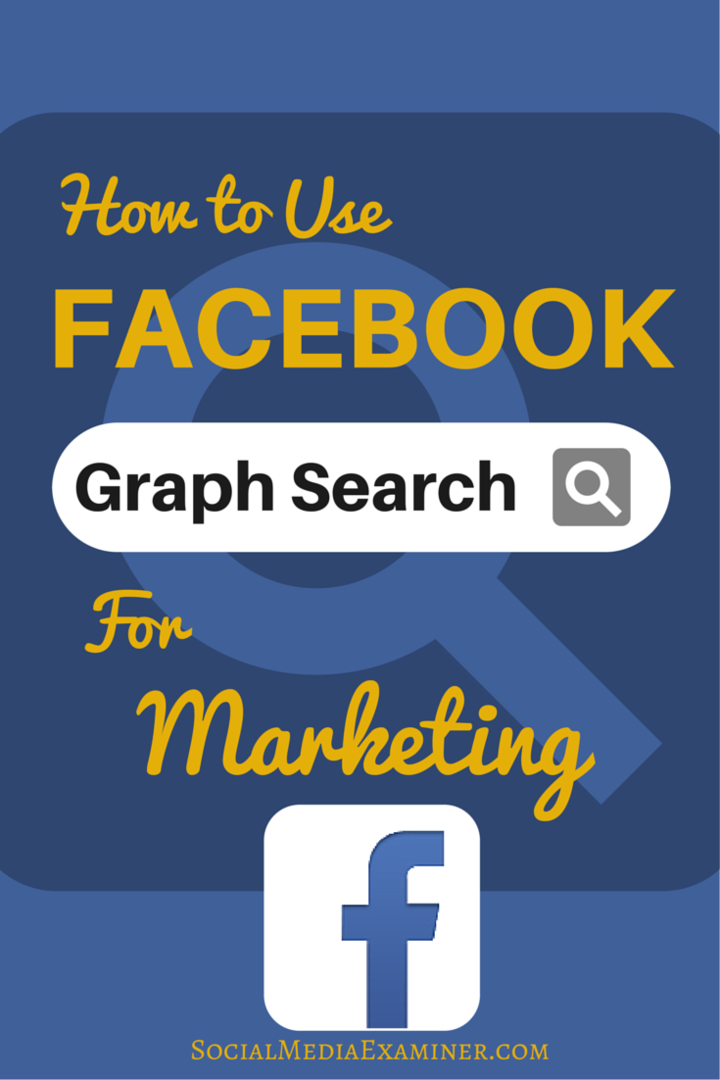 как использовать поиск по графику facebook для маркетинга