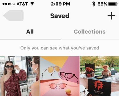 Если вы сохраните сообщение Instagram, не добавляя его в коллекцию, вы найдете его на вкладке «Все» ваших сохраненных сообщений.