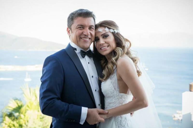 Свадебное фото Исмаила Кучуккая и его бывшей жены Эды Демирчи