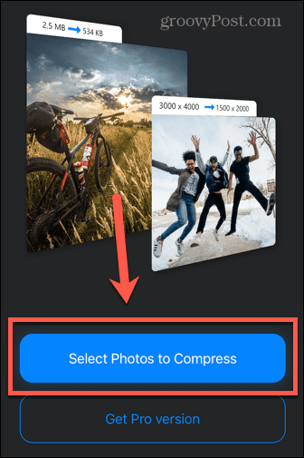 приложение для сжатия фотографий выбрать фотографии