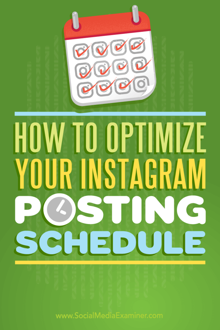 Как оптимизировать график публикаций в Instagram: специалист по социальным медиа