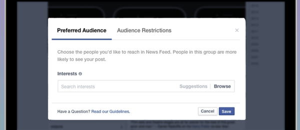 оптимизация аудитории facebook