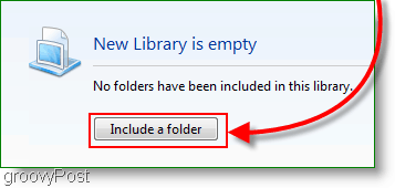 Как включить новую папку в новую библиотеку в Windows 7