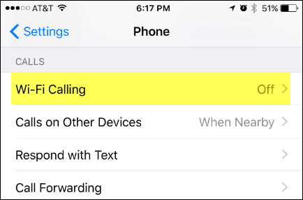 Как включить Wifi Calling на вашем iPhone