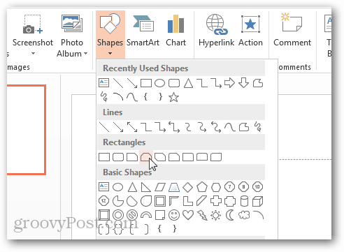 PowerPoint 2013 формы