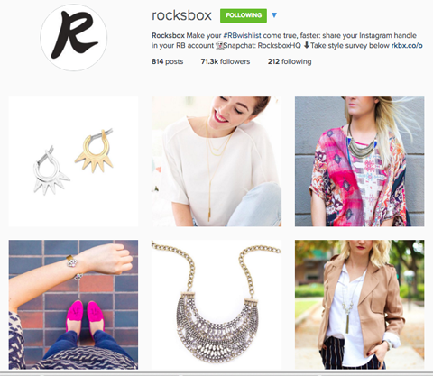 Rockbox Instagram профиль