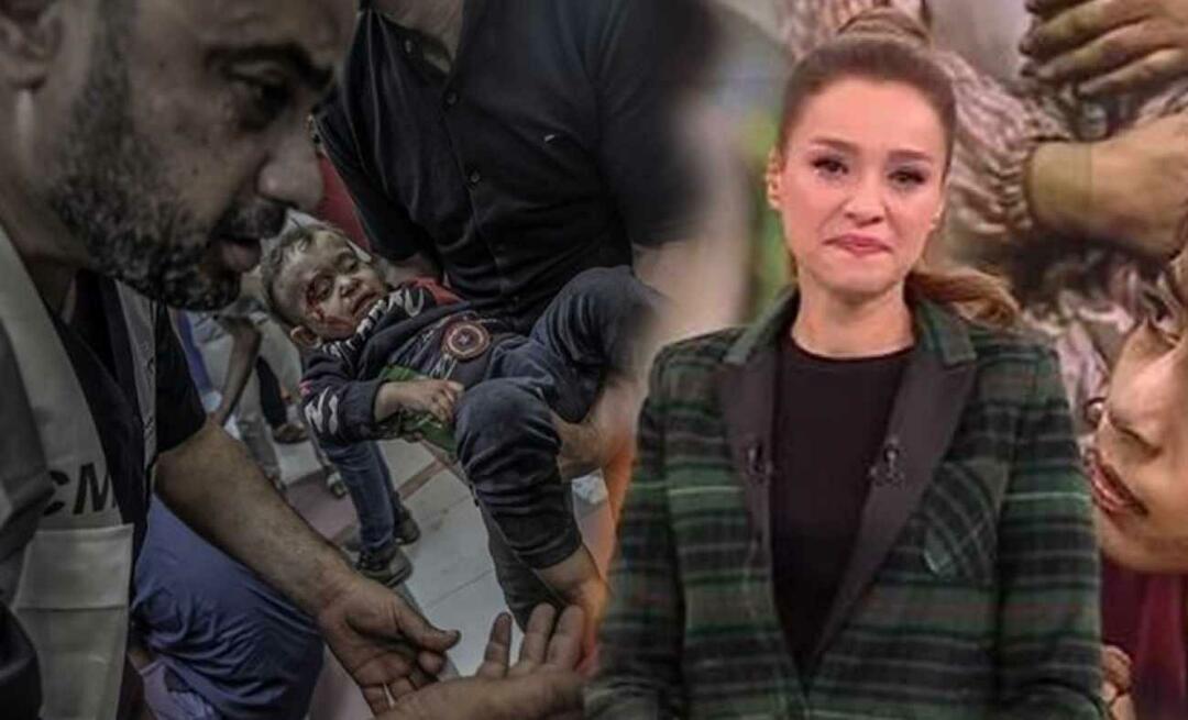 Ведущая новостей Джансин Хельваджи не смогла сдержать слез, сообщая новость о резне в секторе Газа!