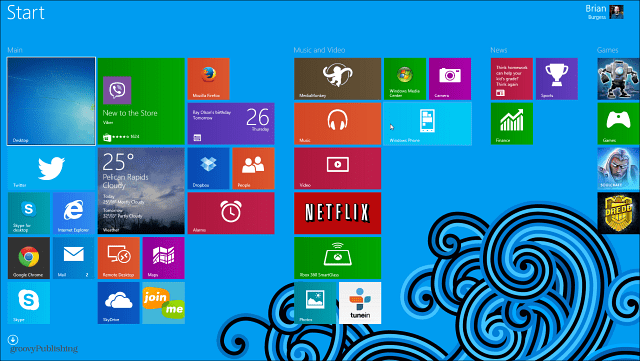 Совет для Windows 8.1: сделайте фон рабочего стола и начального экрана одинаковыми