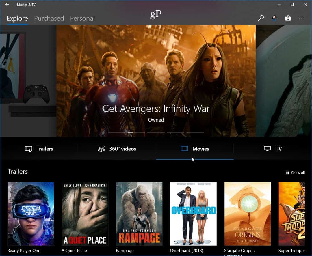 Советы по получению максимальной отдачи от фильмов и ТВ в Windows 10
