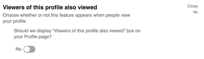 Зрители этого профиля также просматривают параметр в настройках конфиденциальности LinkedIn