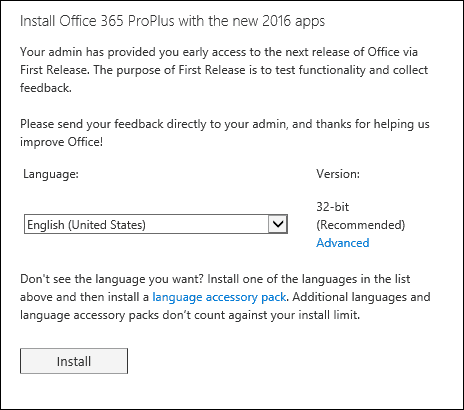 Microsoft переходит на Office 2016 только для Office 365 Business с 28 февраля