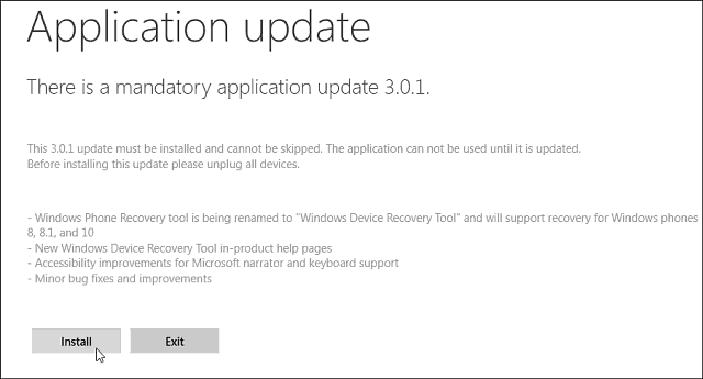 Windows Phone Recovery Tool имеет новое имя и функции