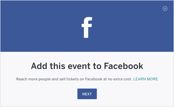 Как только ваше событие Eventbrite настроено, опубликуйте его и добавьте в Facebook.