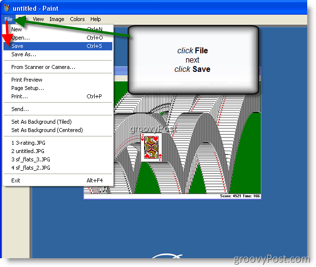 Сделайте снимок экрана в Windows XP