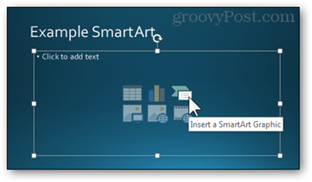 пустой текстовое поле формат слайд стиль PowerPoint 2013 вставить смарт-арт SmartArt Grahpic создать новый