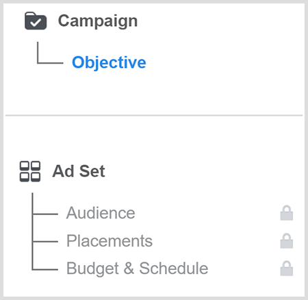 Создайте цель рекламной кампании Facebook, а затем нацелите аудиторию.