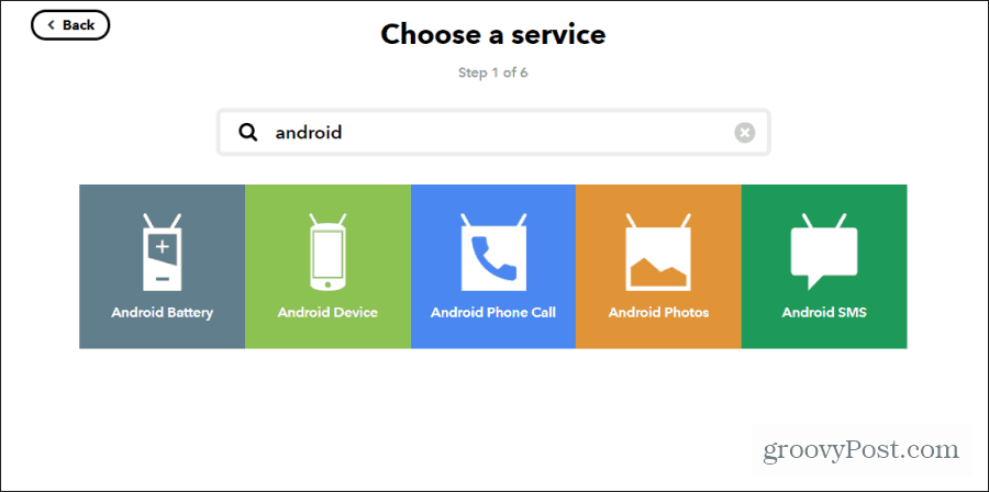 Android-устройство Ifttt