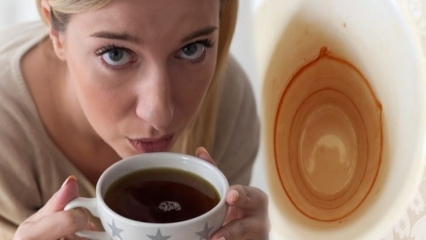 Как кофейное пятно выходит из чашки и чашки?