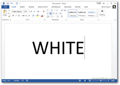 Office 2013 изменить цвет темы - белая тема