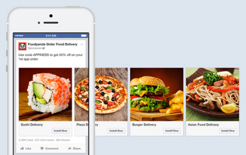 Facebook обновляет рекламу настольных и мобильных приложений