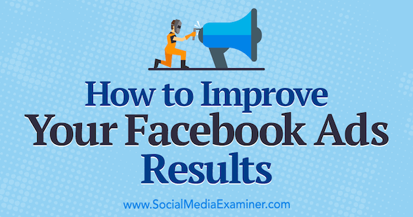 Как улучшить результаты вашей рекламы в Facebook, Меган О'Нил в Social Media Examiner.