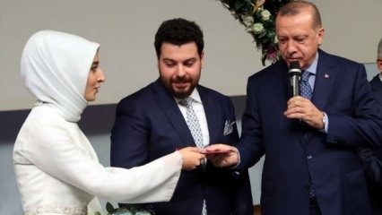 Президент Эрдоган стал свидетелем дочери Сефер Туран