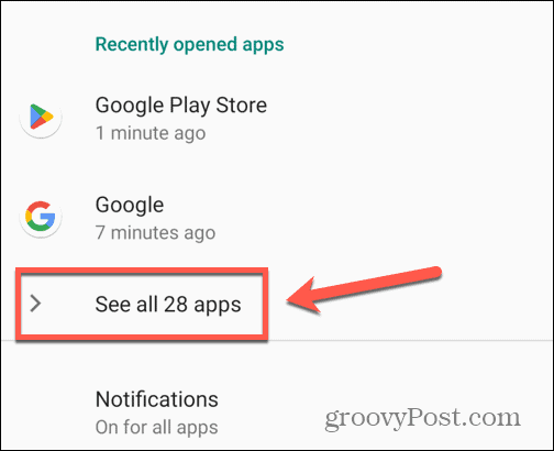 Android посмотреть все приложения