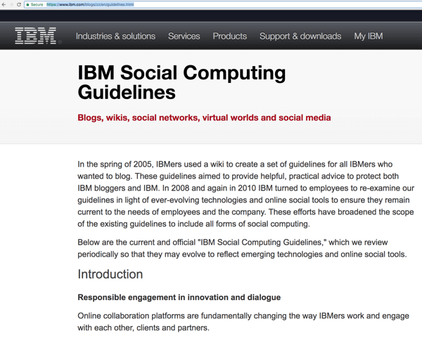 Рекомендации IBM по социальным вычислениям помогают сотрудникам взаимодействовать с аудиторией, повышать осведомленность и находить потенциальных клиентов. 