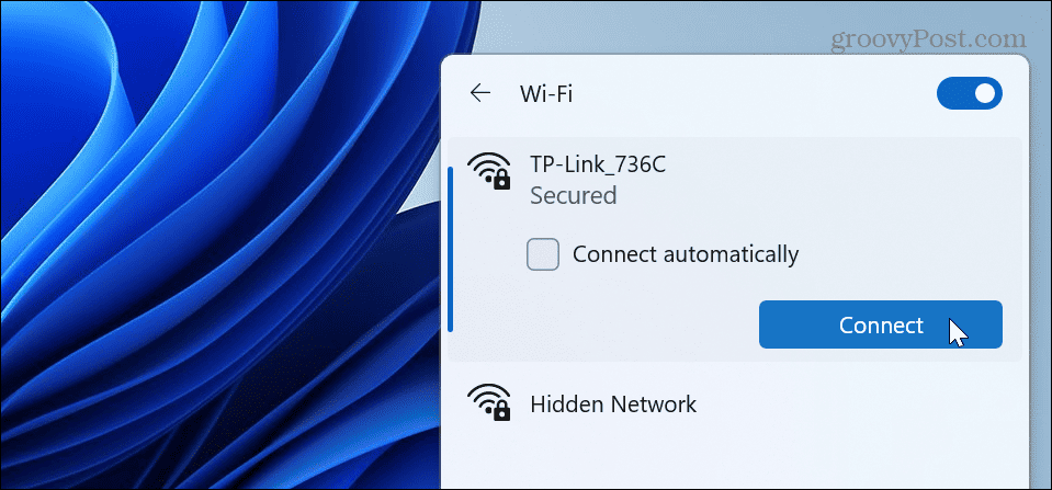 Исправить Wi-Fi не отображается